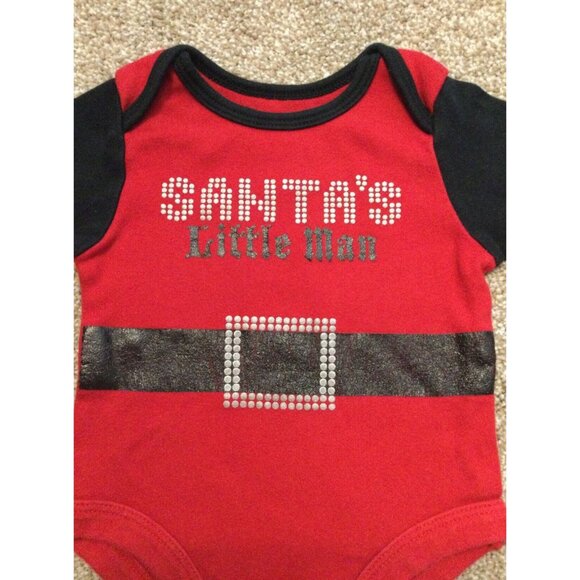 PLAY Red Baby Glam Santa Onesie - Picture 1 of 6